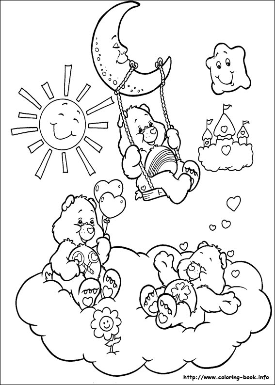 The Care Bears coloring picture